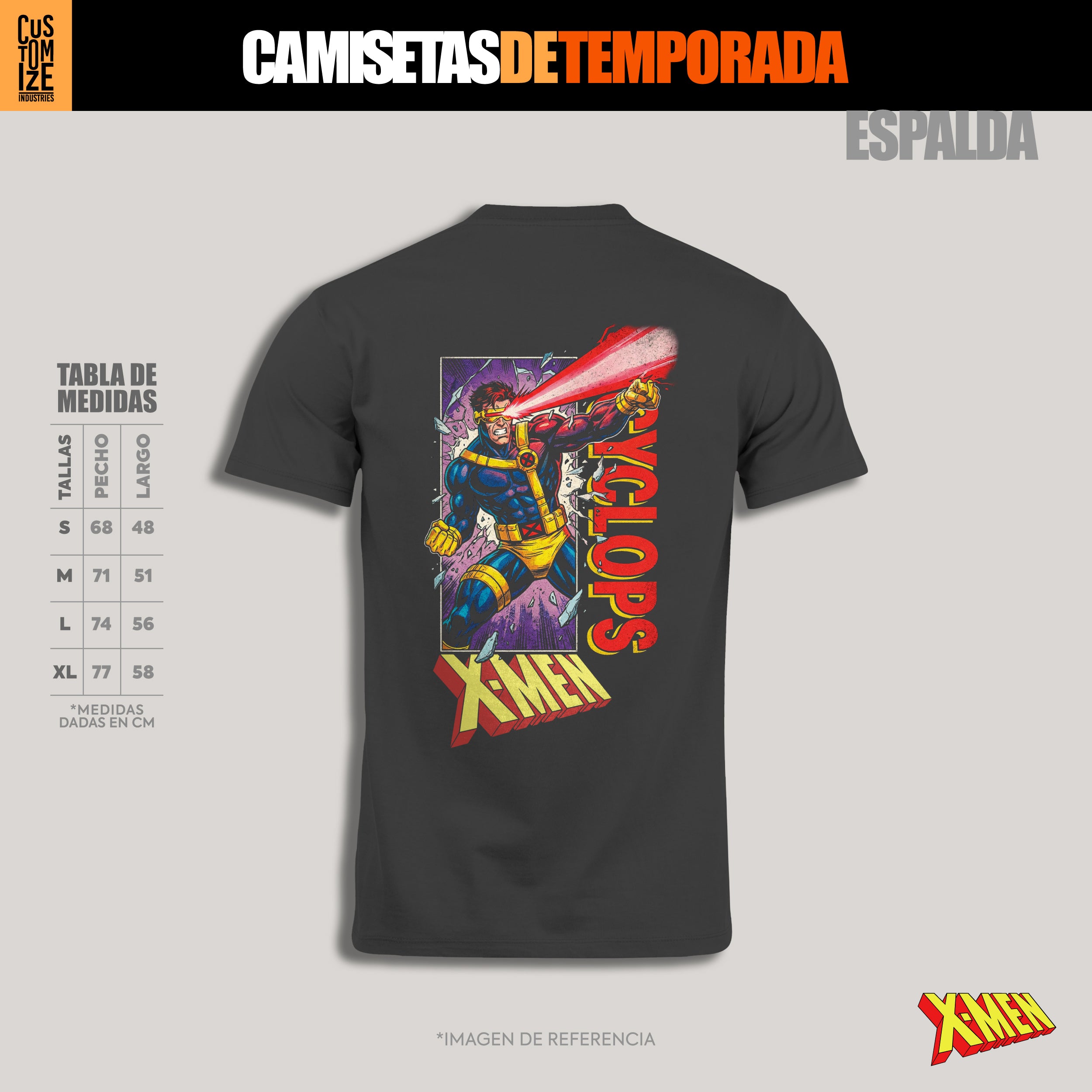 Camiseta Cyclops Marvel