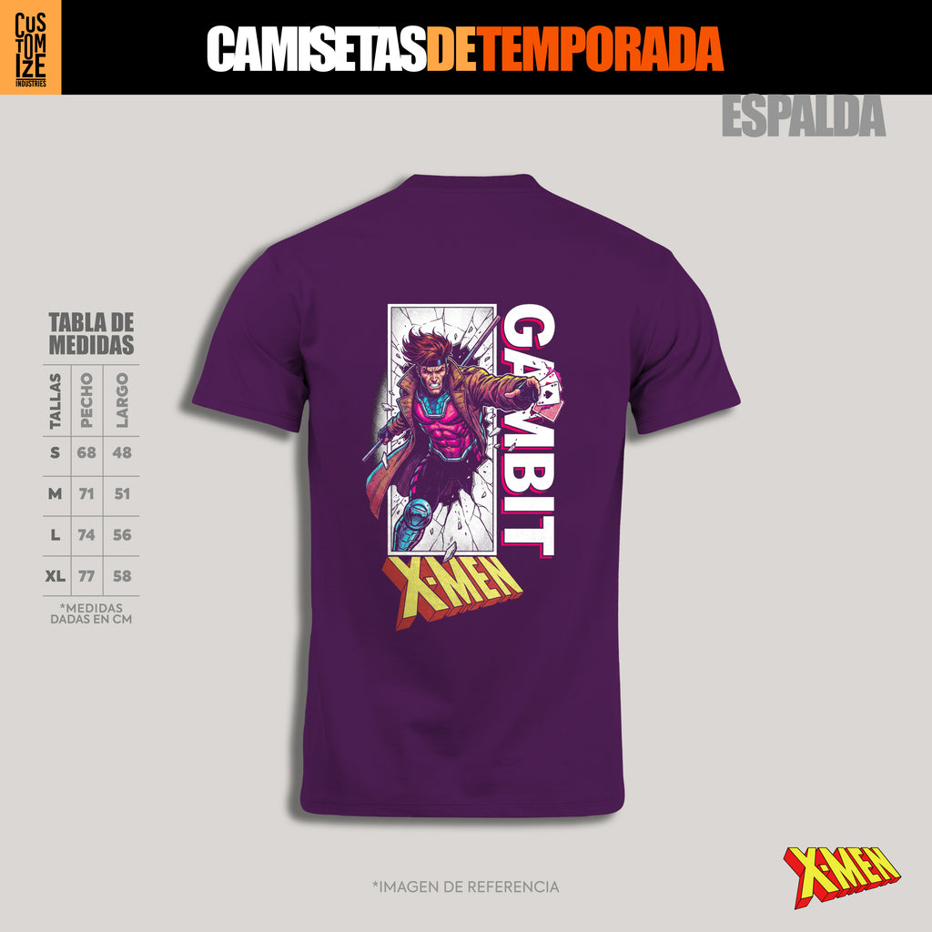Gambit X-Men – Camiseta de Temporada