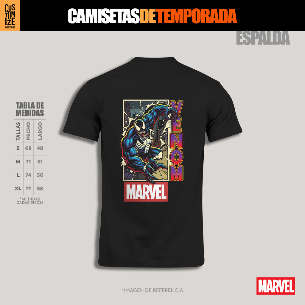 Venom Marvel – Camiseta de Temporada