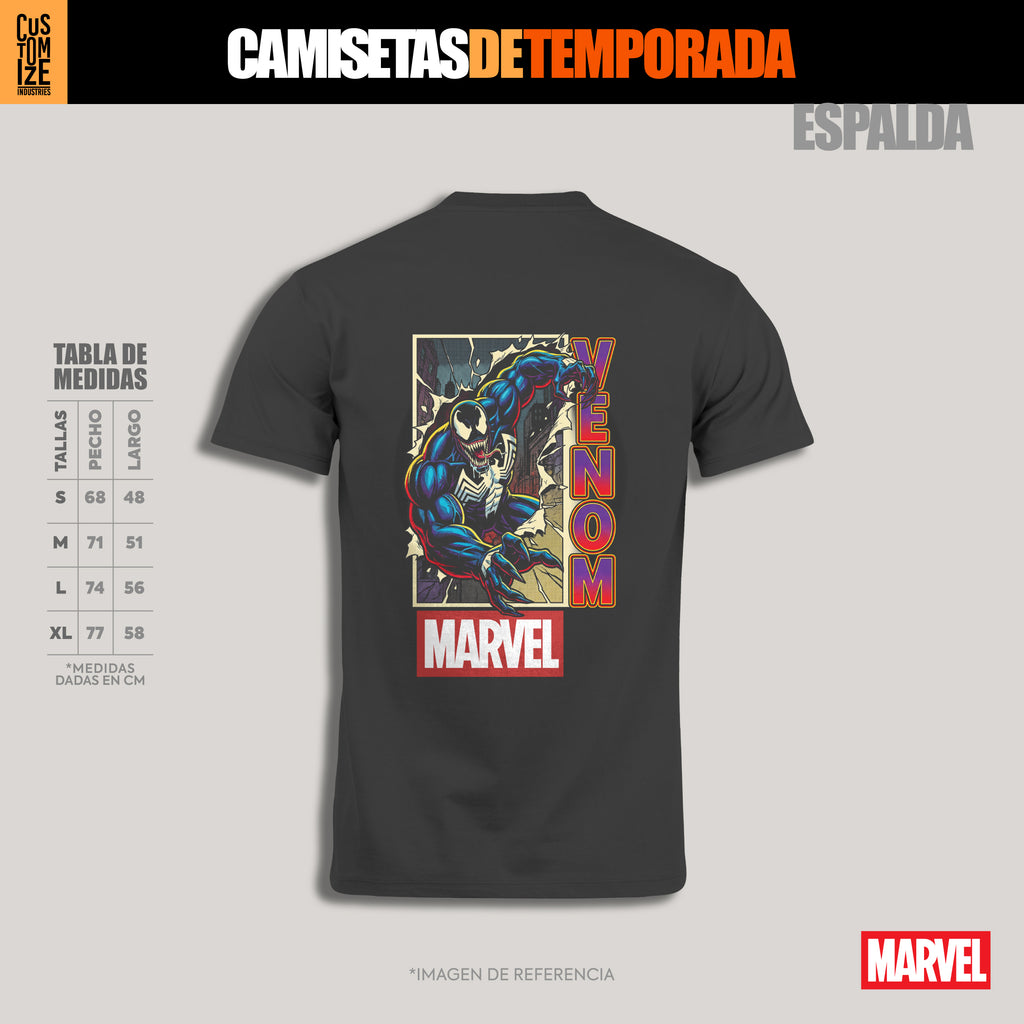 Venom Marvel – Camiseta de Temporada
