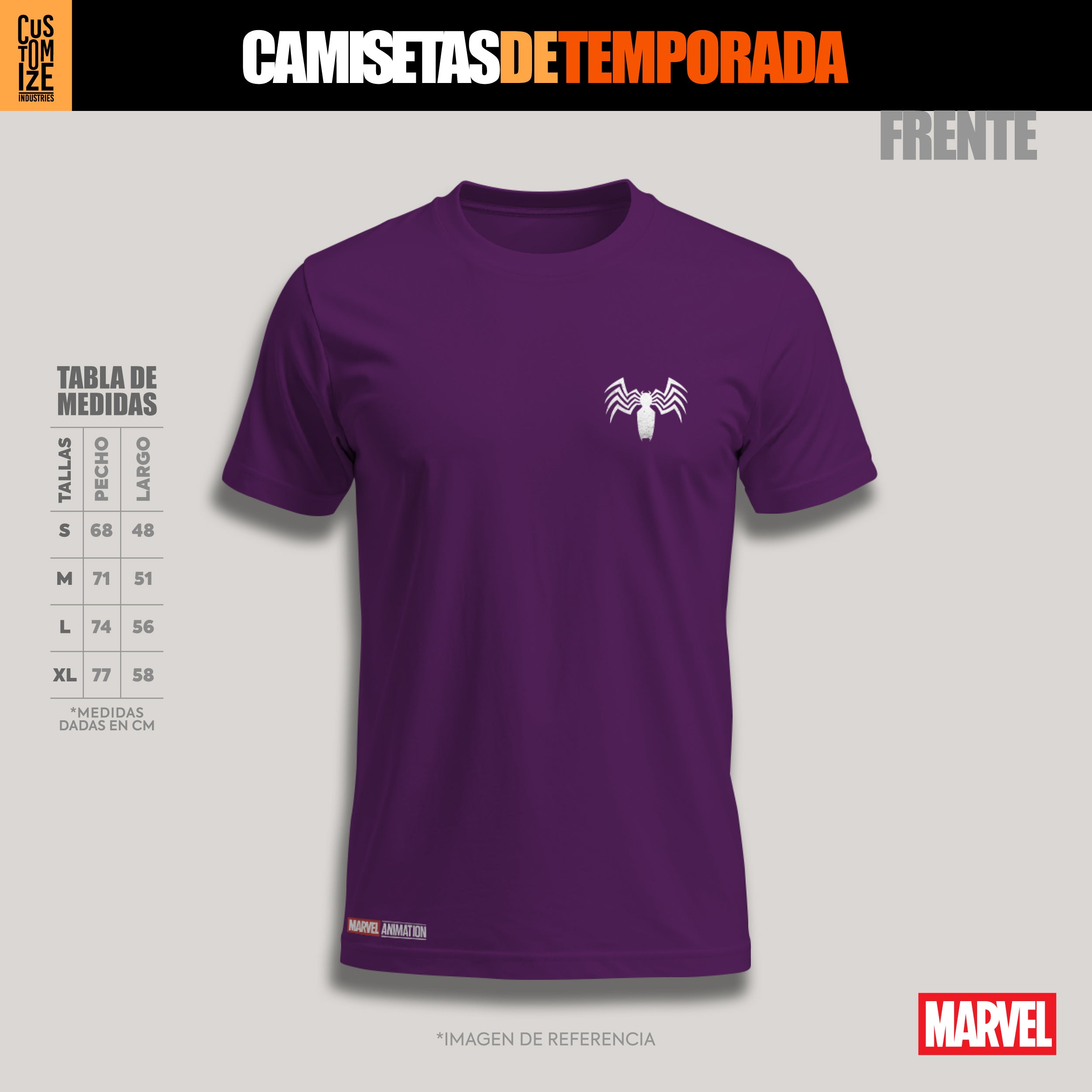 Venom Marvel – Camiseta de Temporada