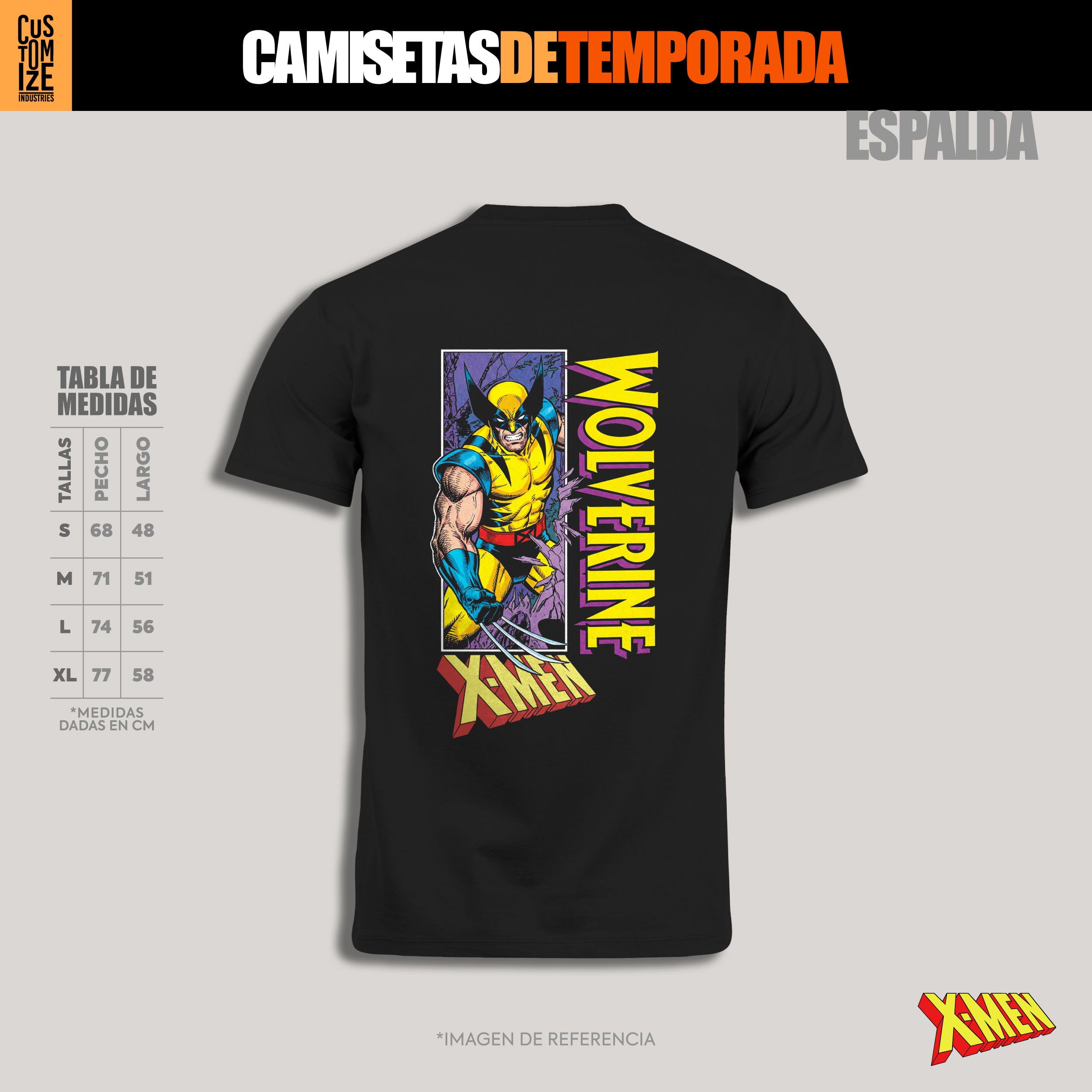 Wolverine X-Men – Camiseta de Temporada