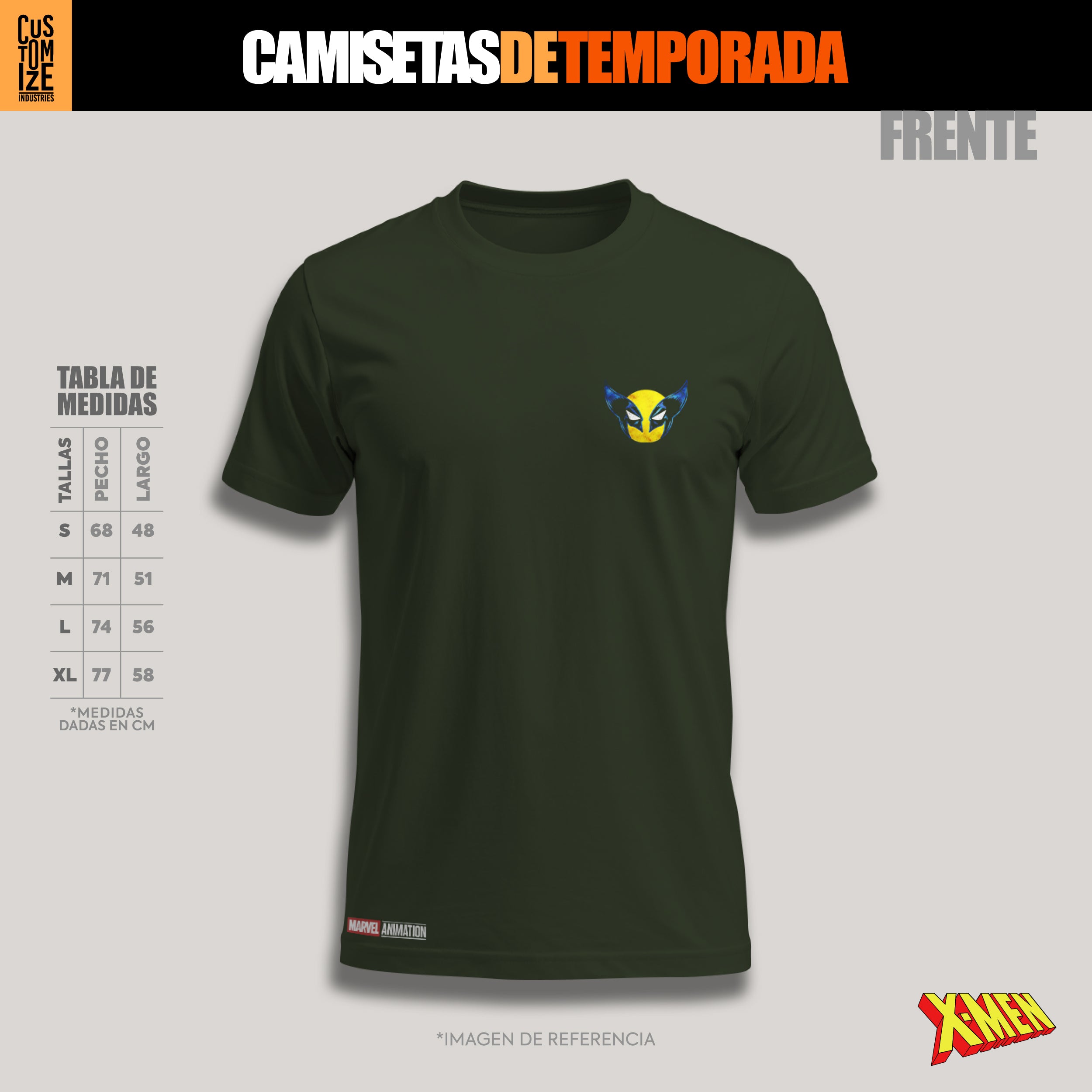 Wolverine X-Men – Camiseta de Temporada