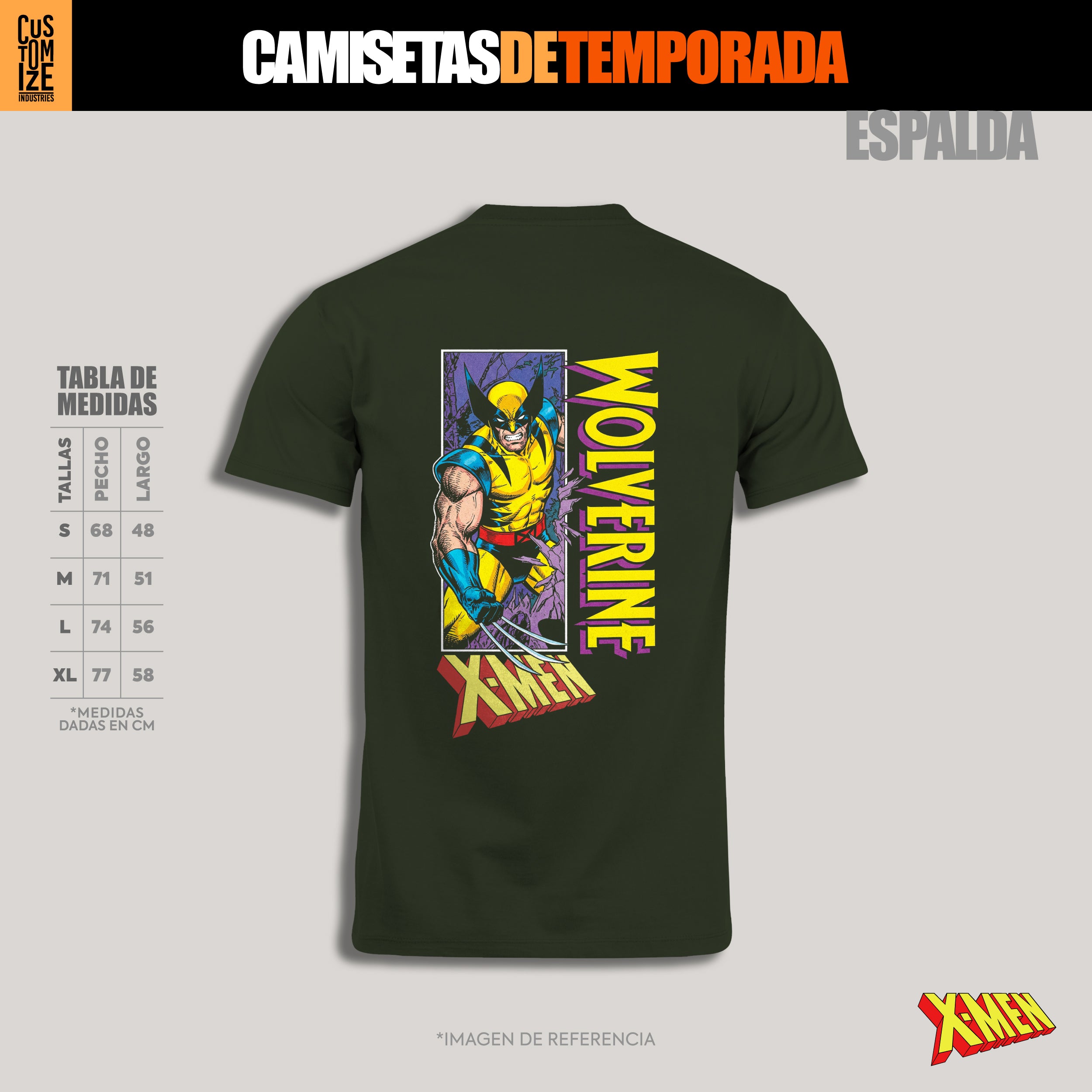 Wolverine X-Men – Camiseta de Temporada