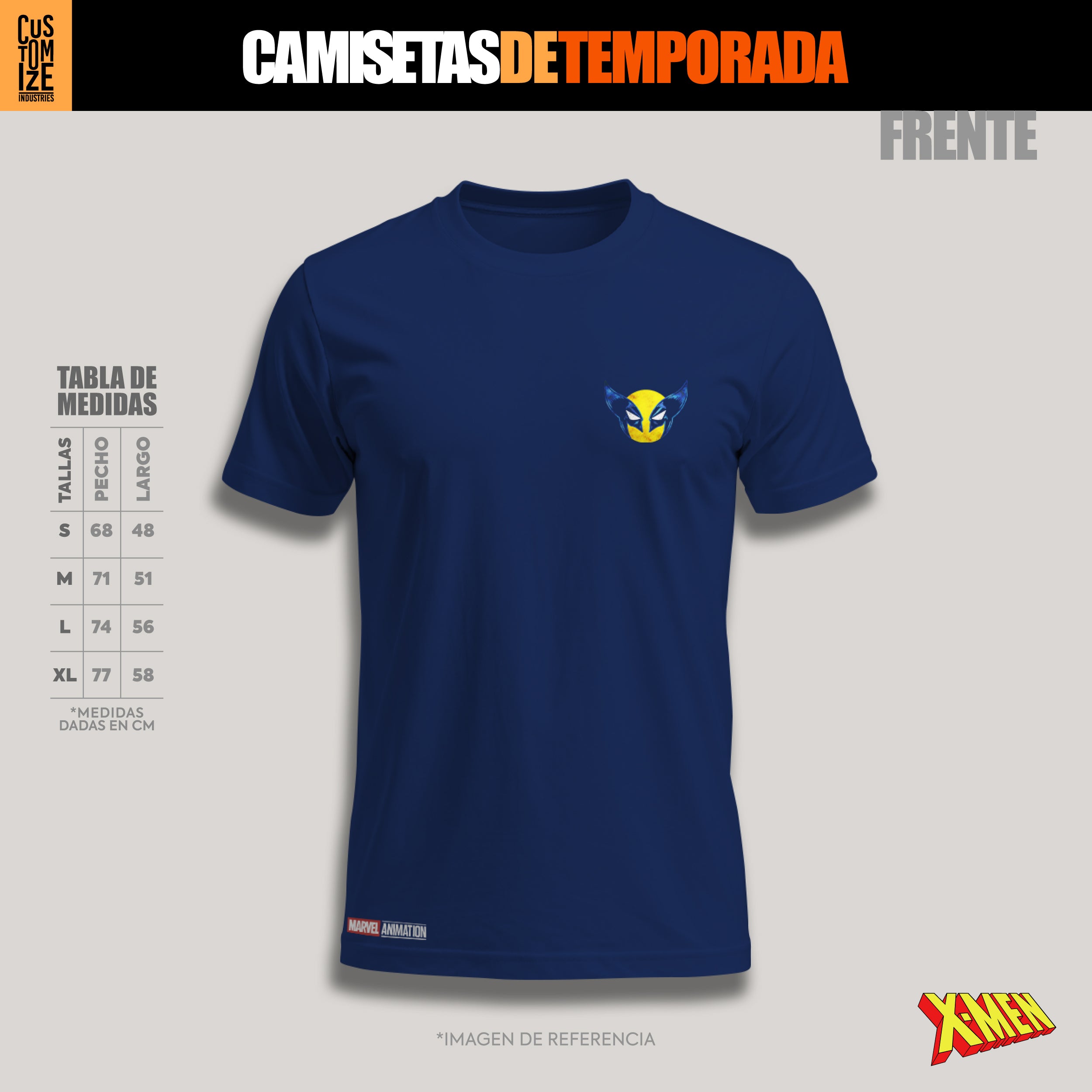 Wolverine X-Men – Camiseta de Temporada