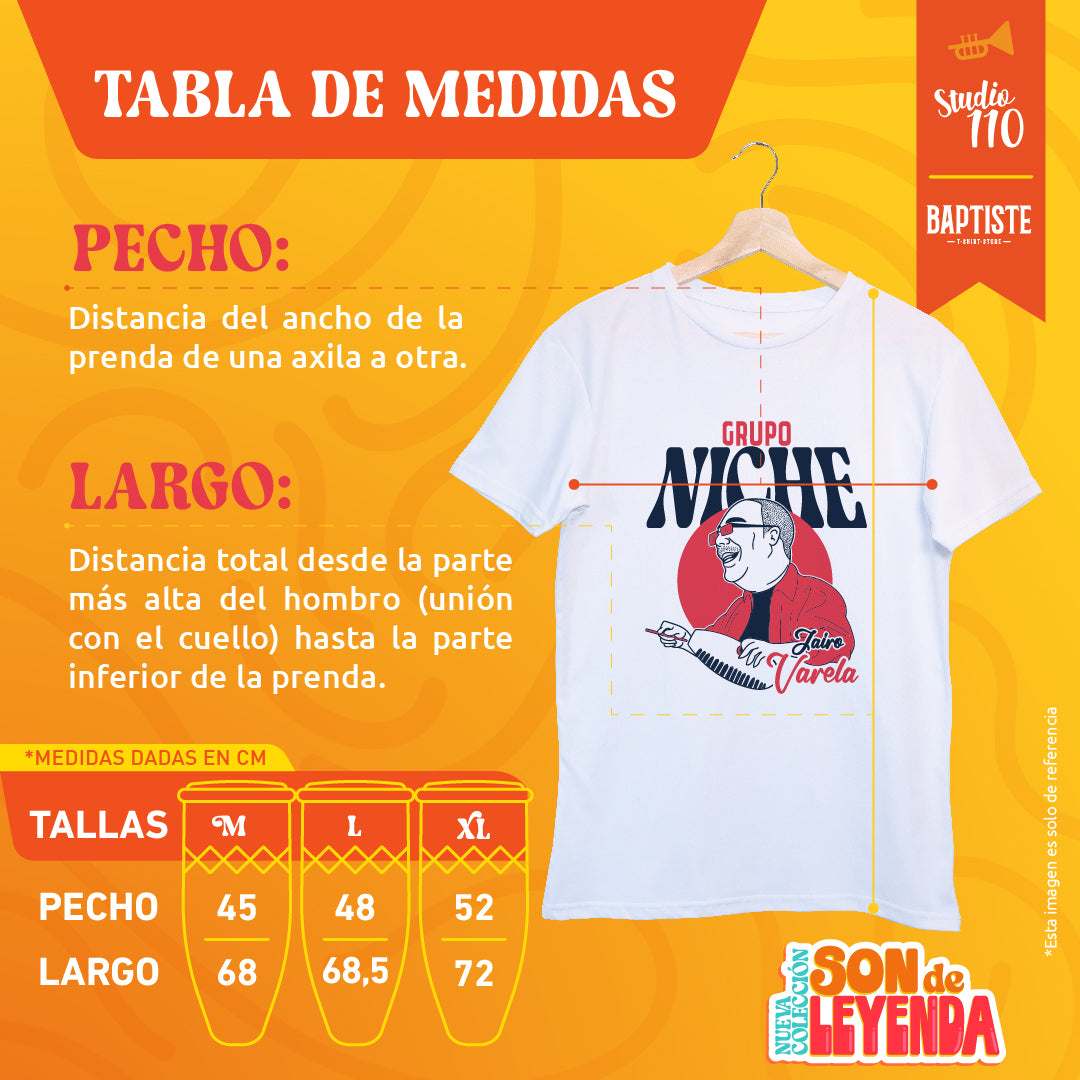 Camiseta manga corta Grupo Niche