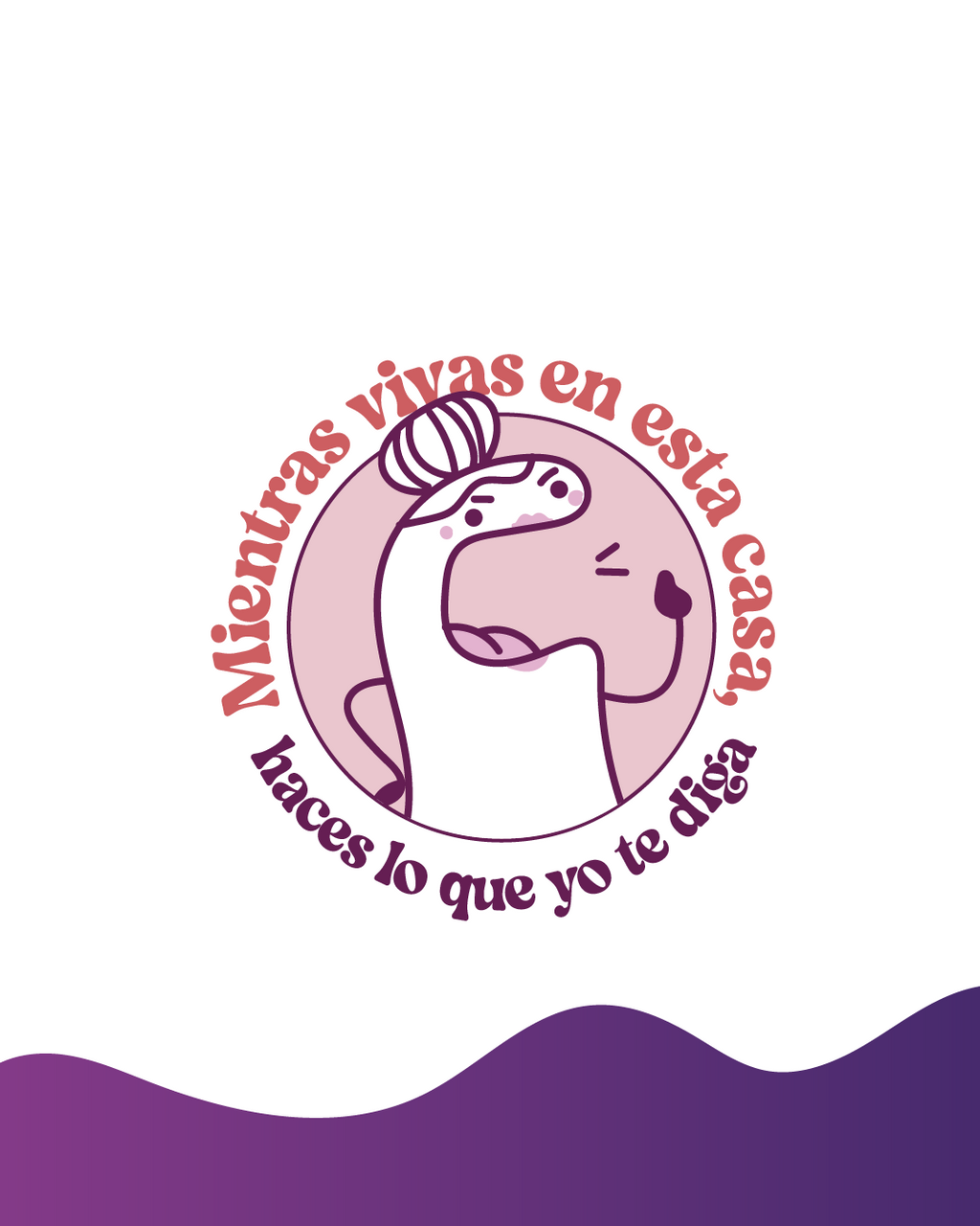 Camiseta “Mientras vivas en esta casa…”