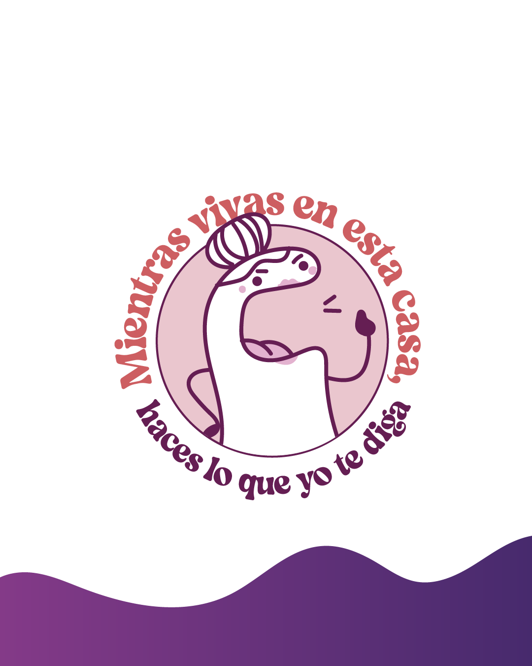 Camiseta “Mientras vivas en esta casa…”