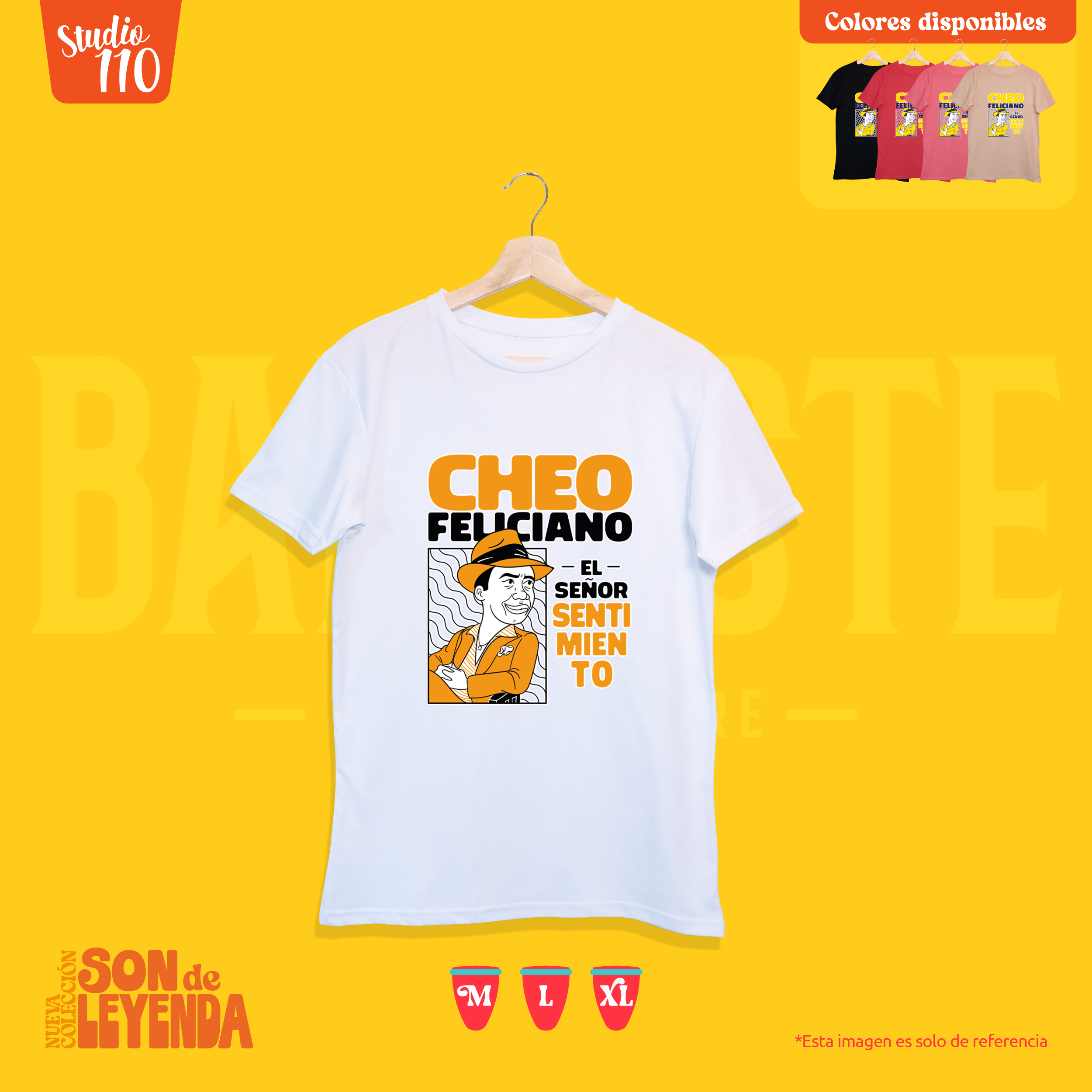 Camiseta manga corta Cheo Feliciano
