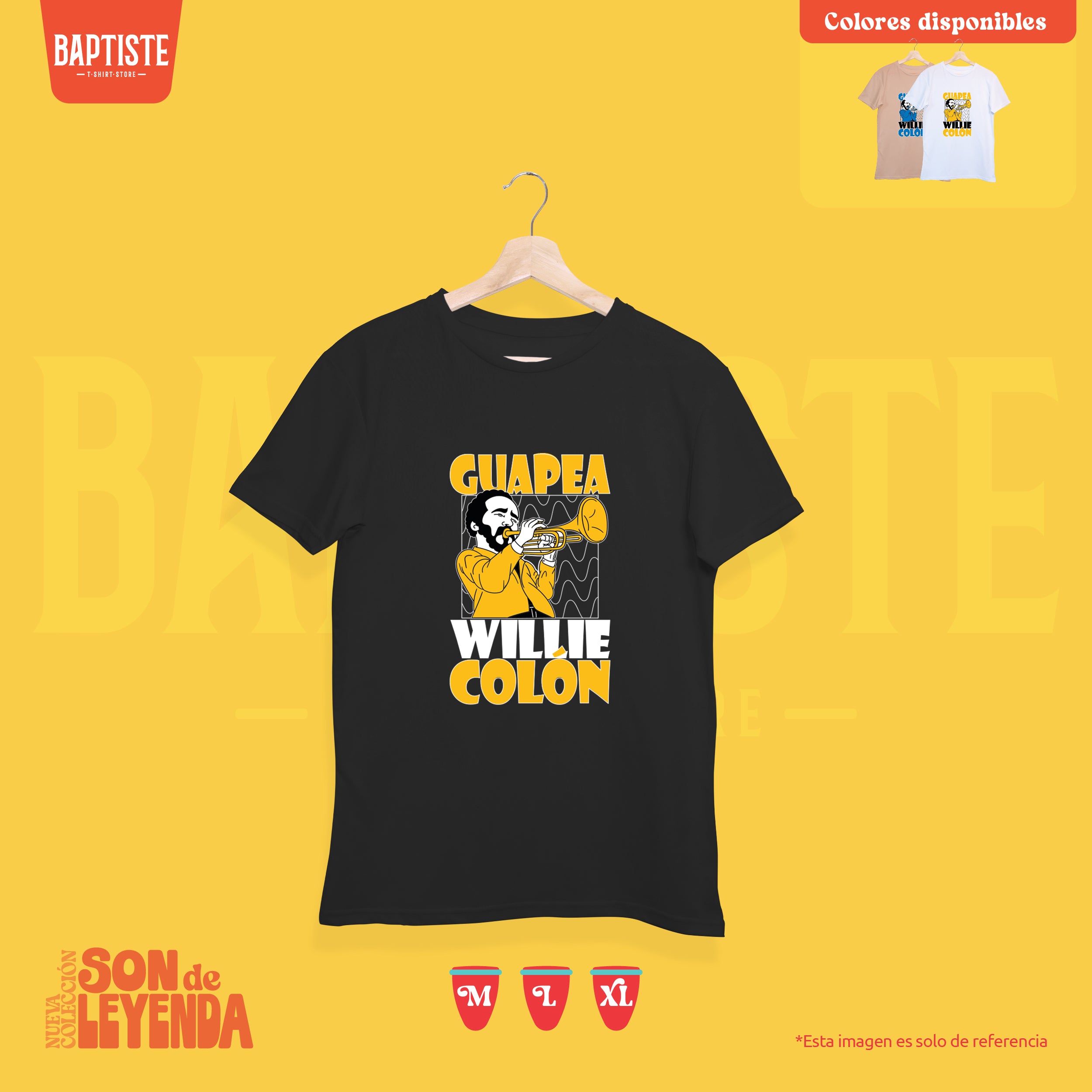 Camiseta de manga corta Willie Colon