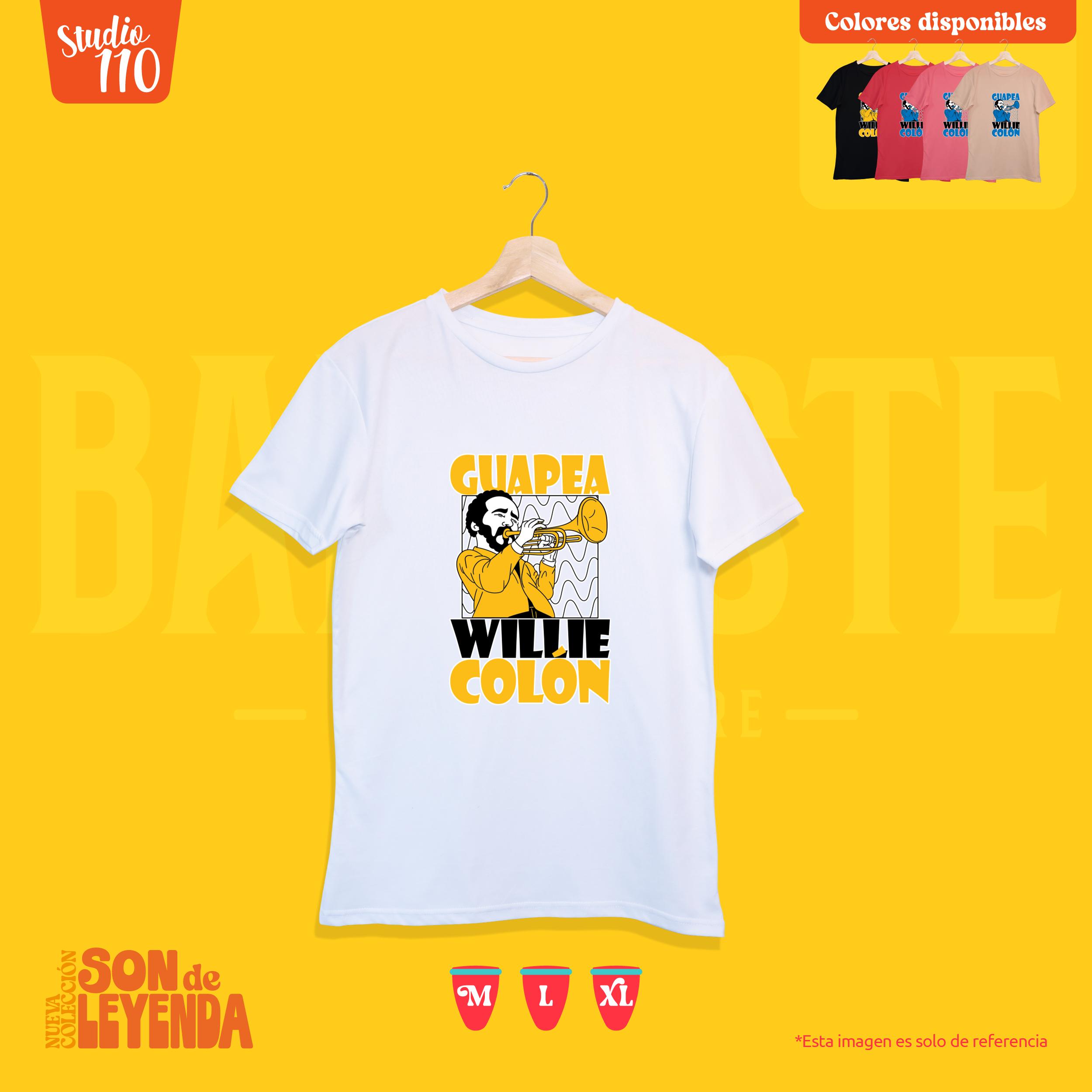 Camiseta de manga corta Willie Colon