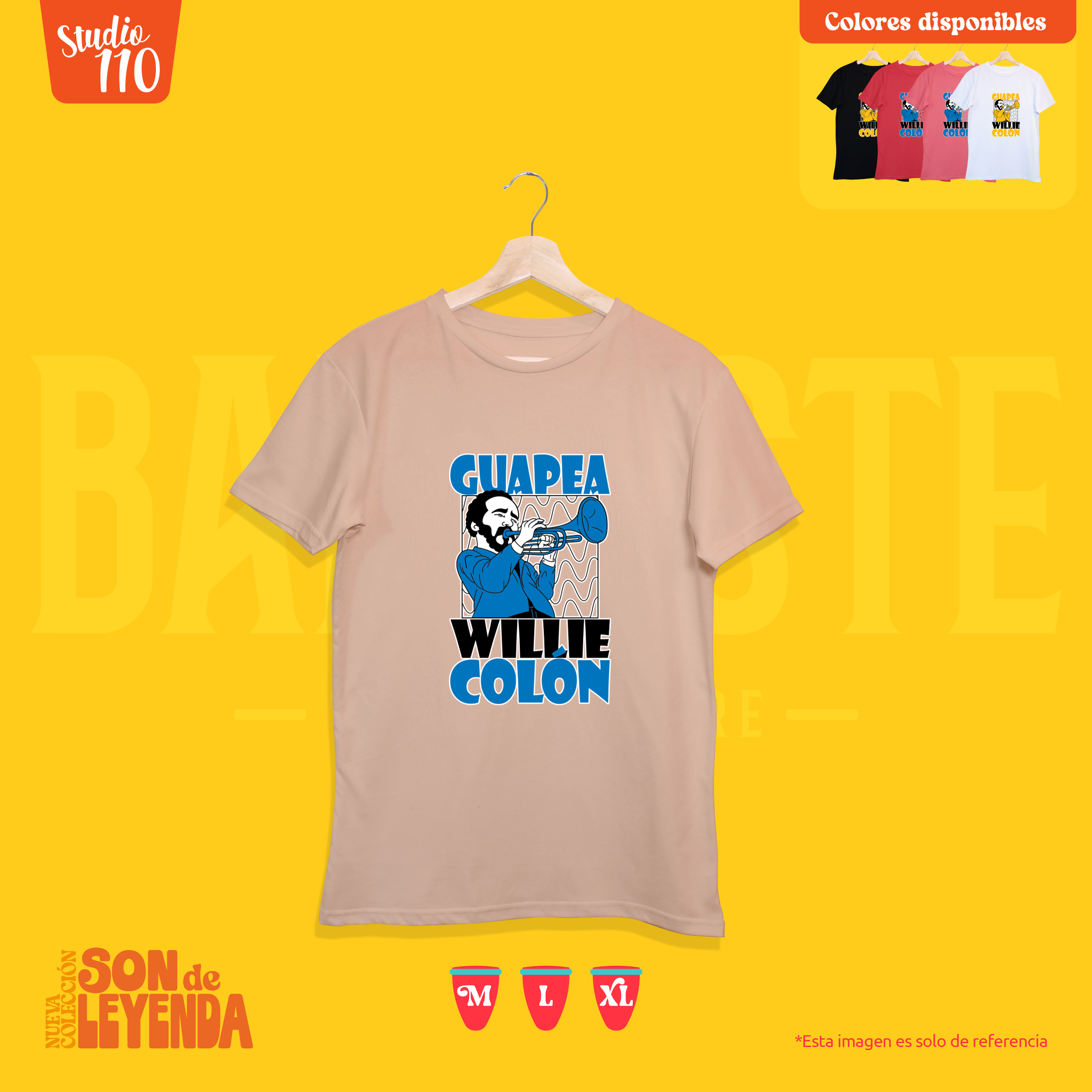 Camiseta de manga corta Willie Colon