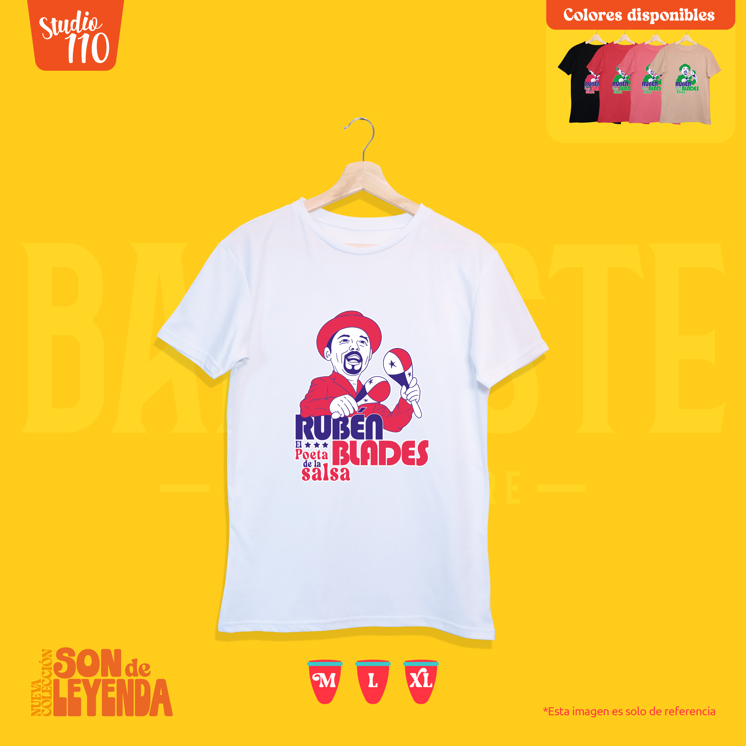 Camiseta manga corta Ruben Blades