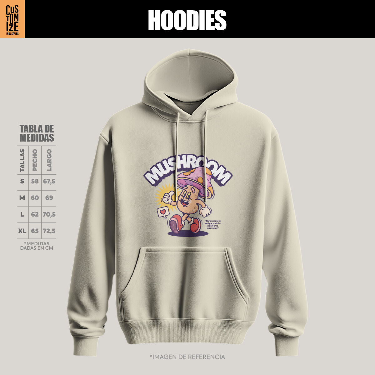 Hoodie Mushroom