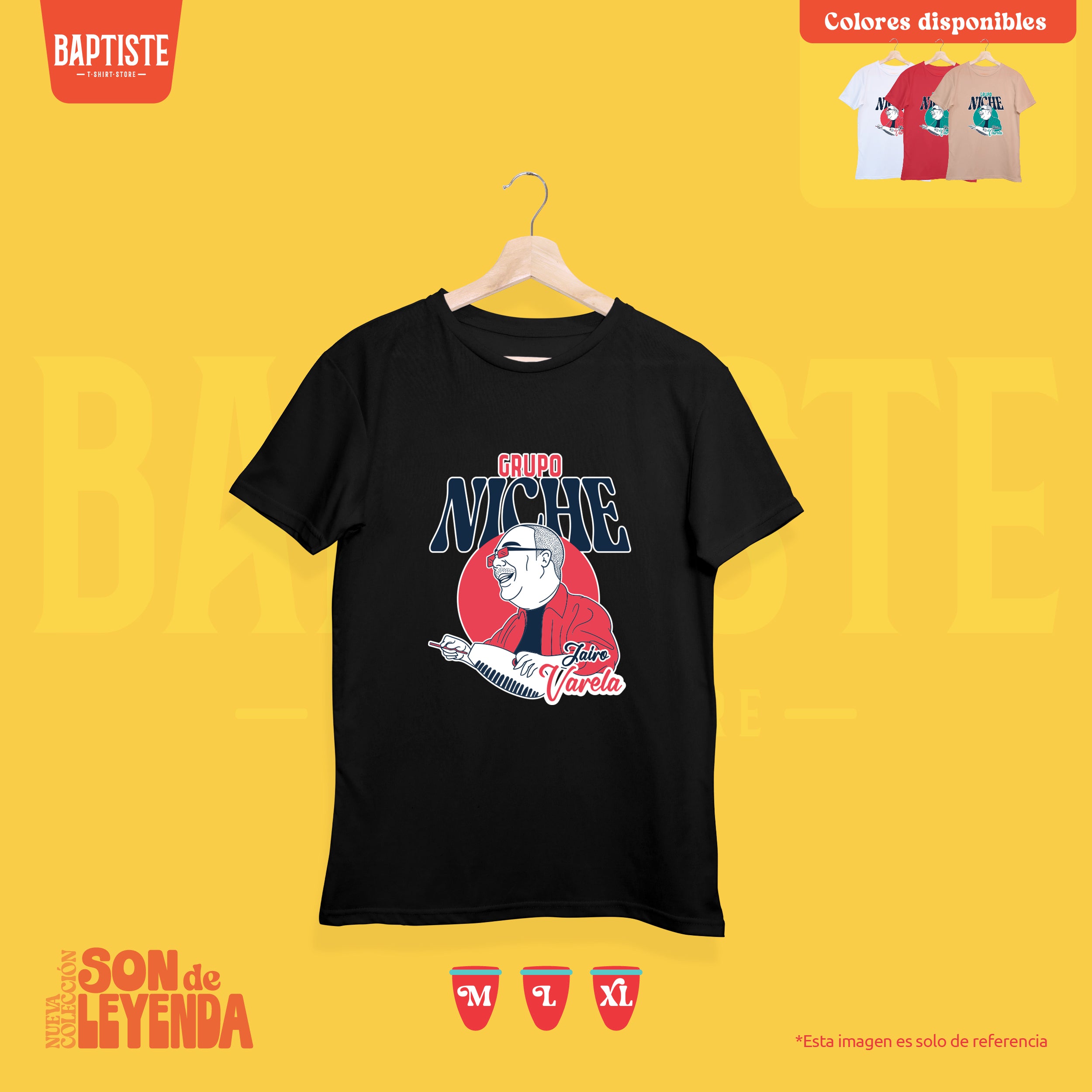Camiseta manga corta Grupo Niche
