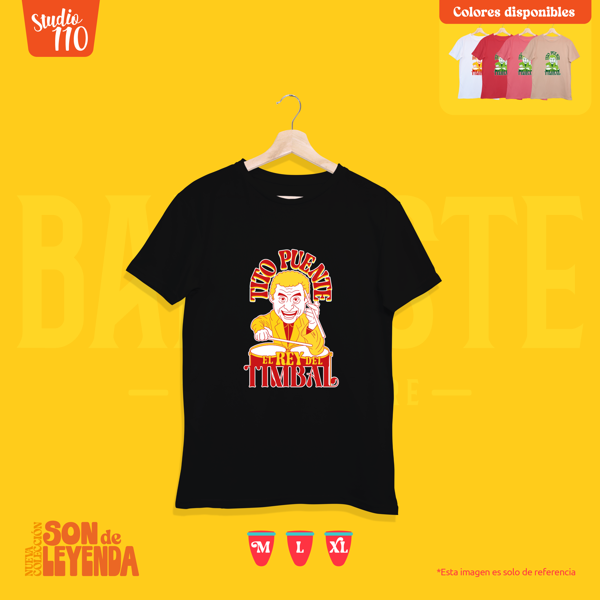 Camiseta manga corta Tito Puente