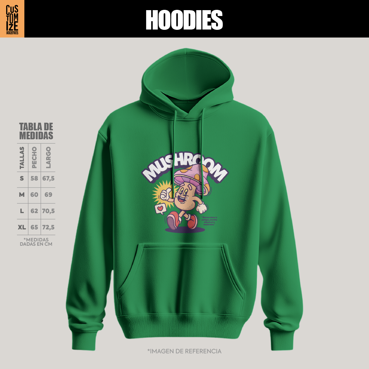 Hoodie Mushroom