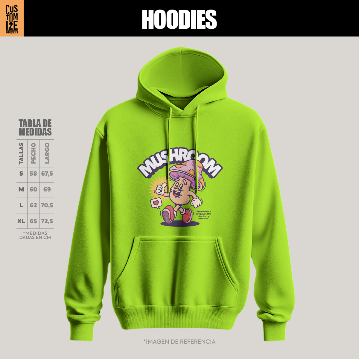 Hoodie Mushroom