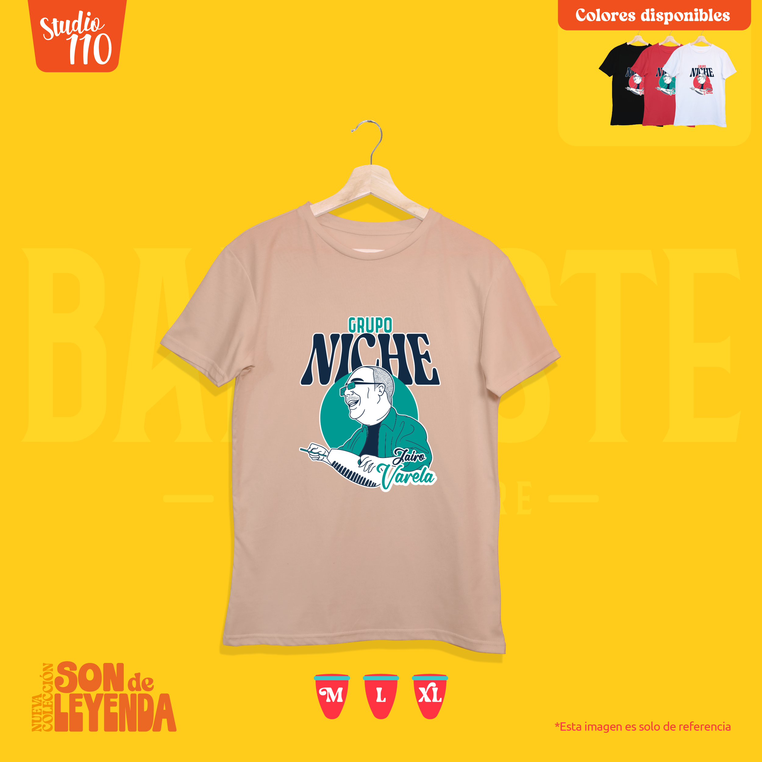Camiseta manga corta Grupo Niche