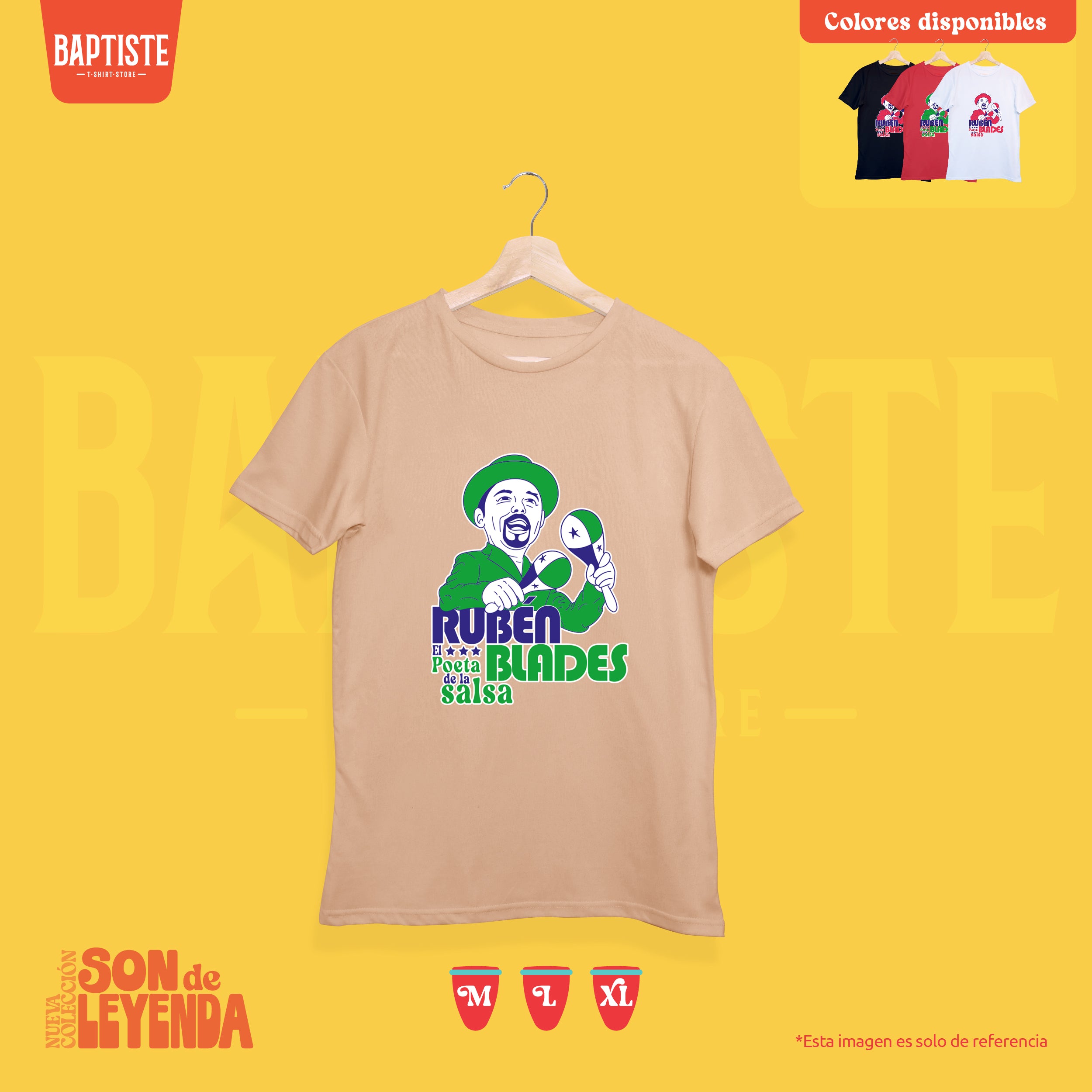 Camiseta manga corta Ruben Blades