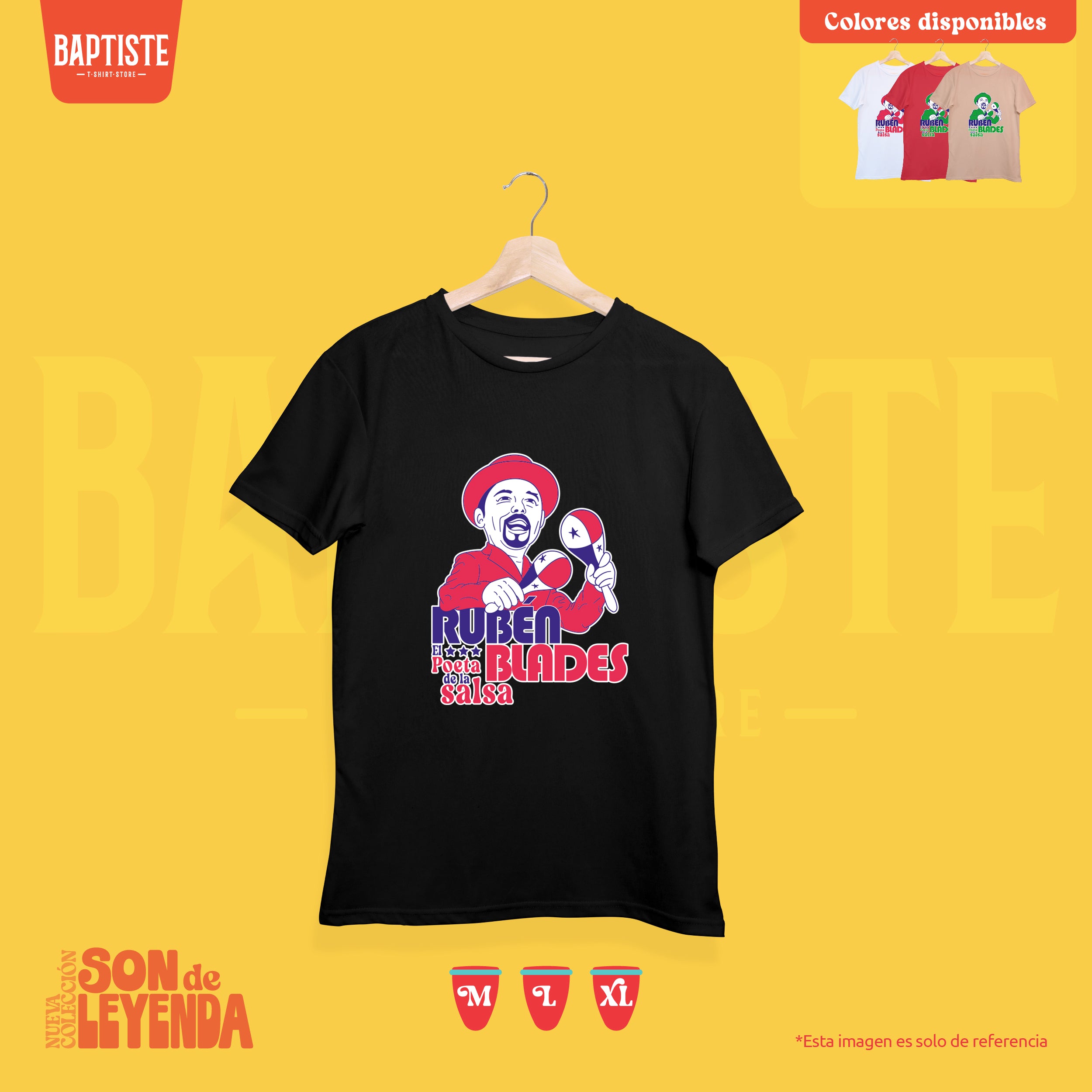 Camiseta manga corta Ruben Blades