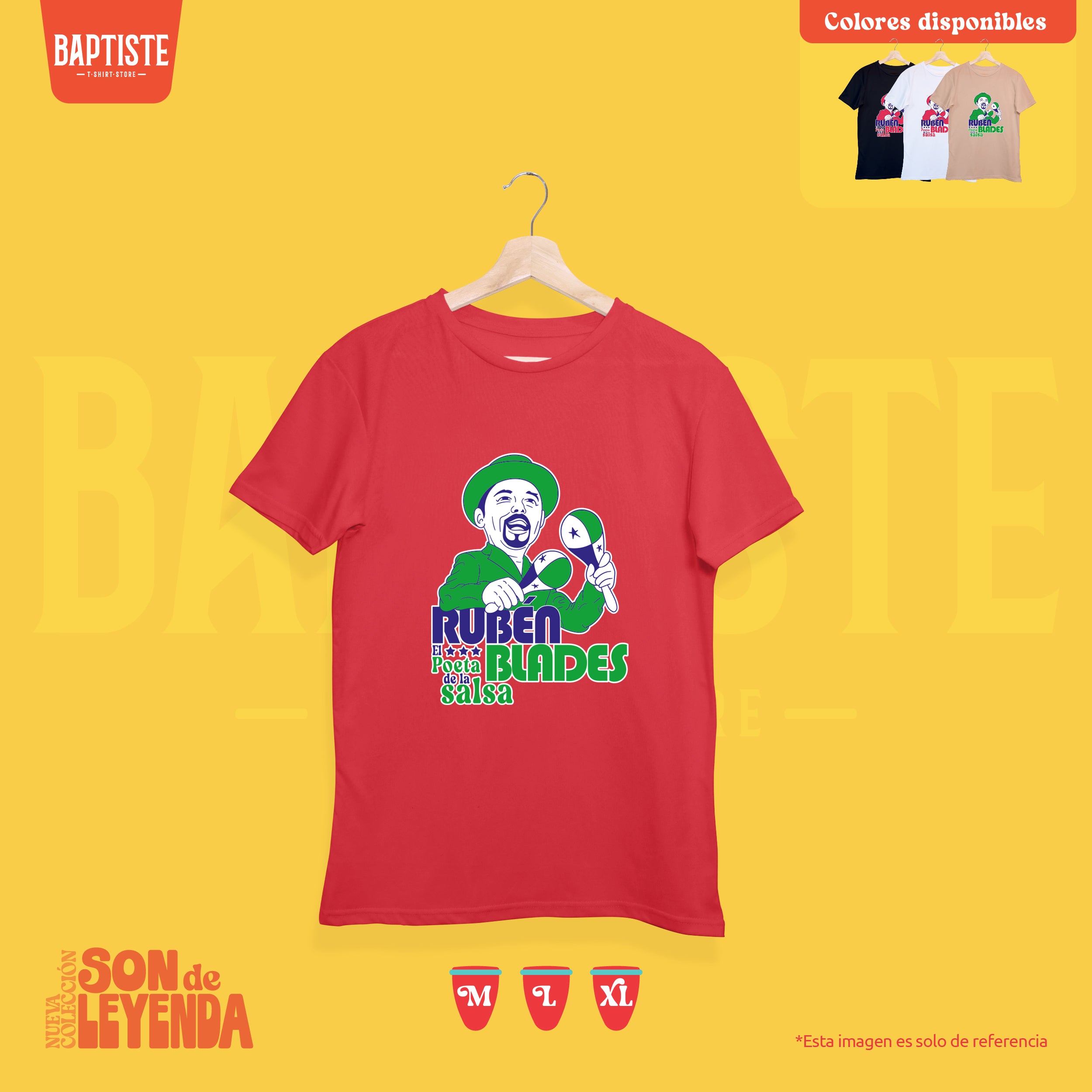 Camiseta manga corta Ruben Blades