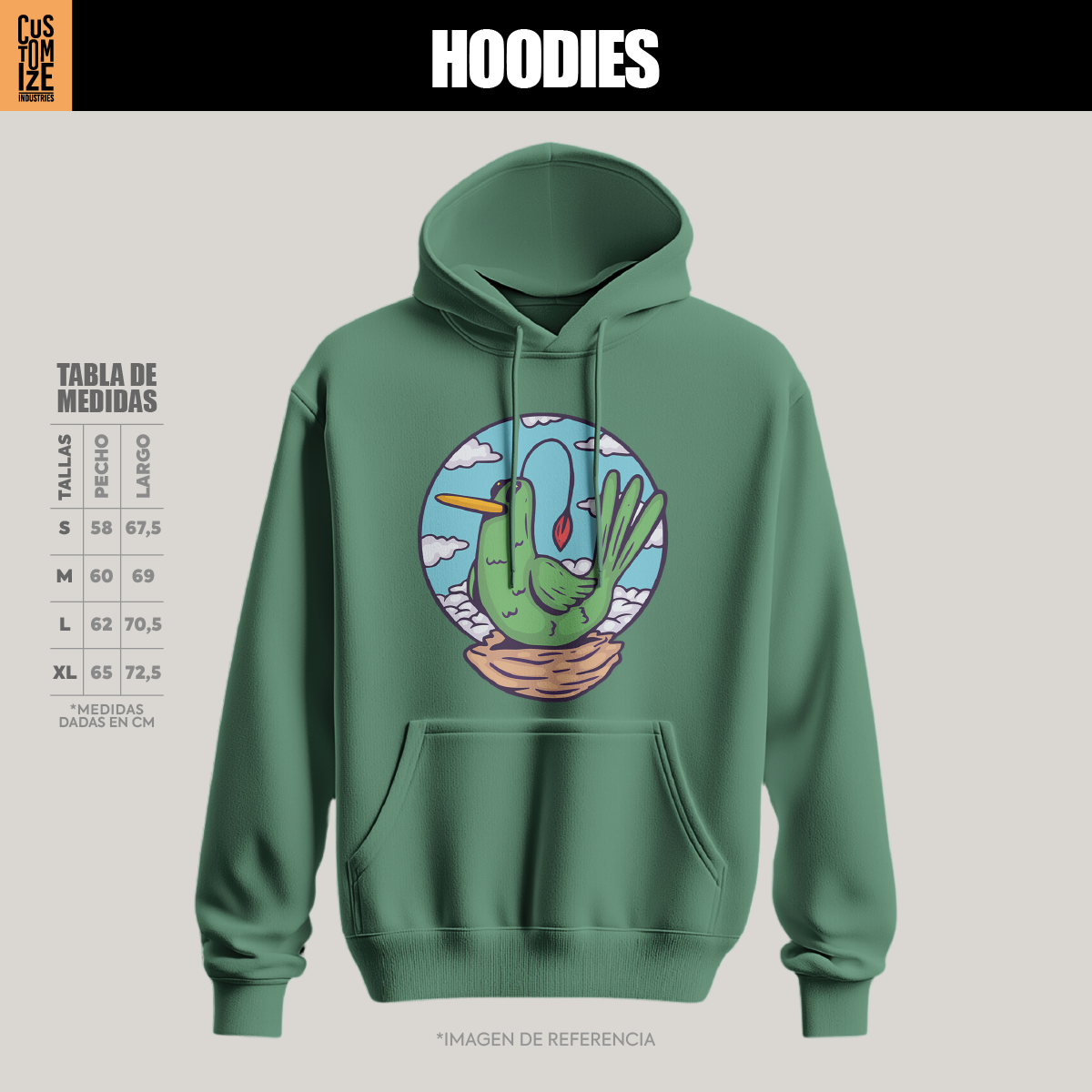 Hoodie Bird