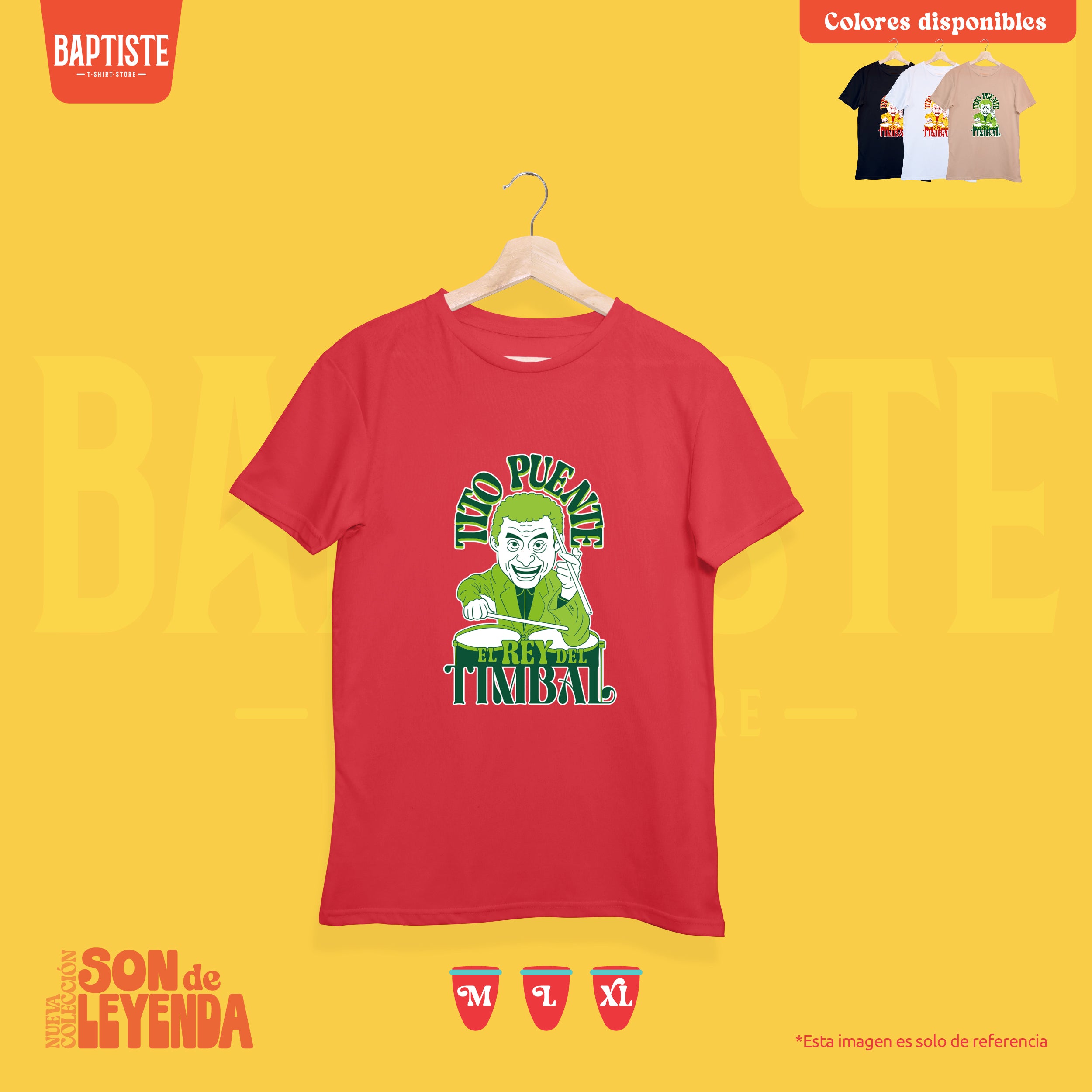 Camiseta manga corta Tito Puente