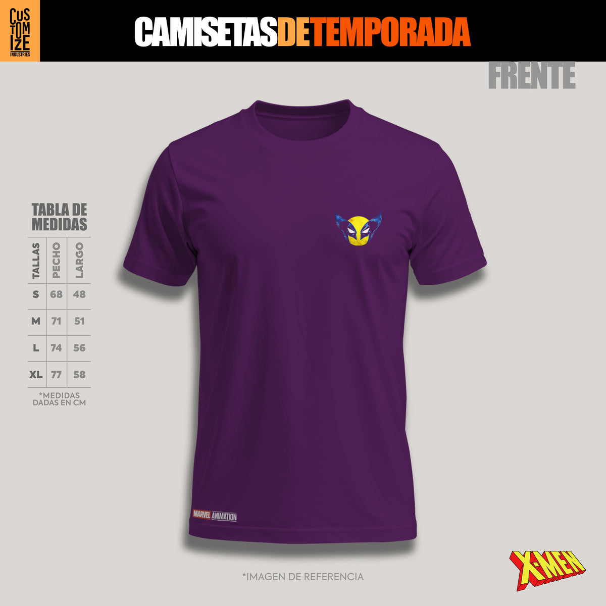 Wolverine X-Men – Camiseta de Temporada