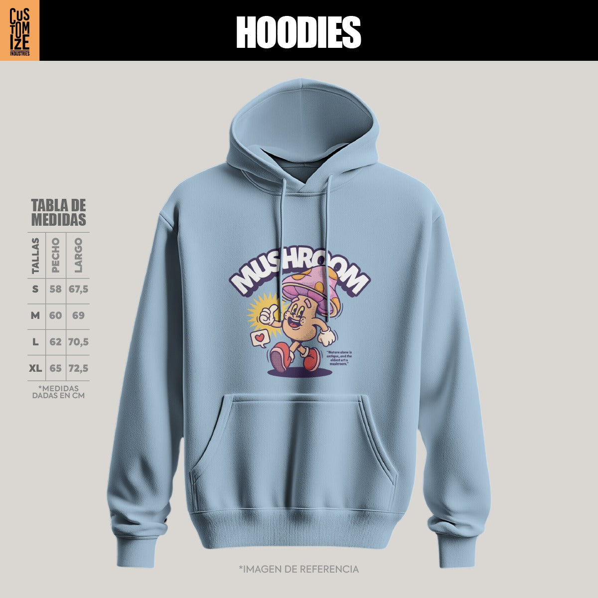 Hoodie Mushroom