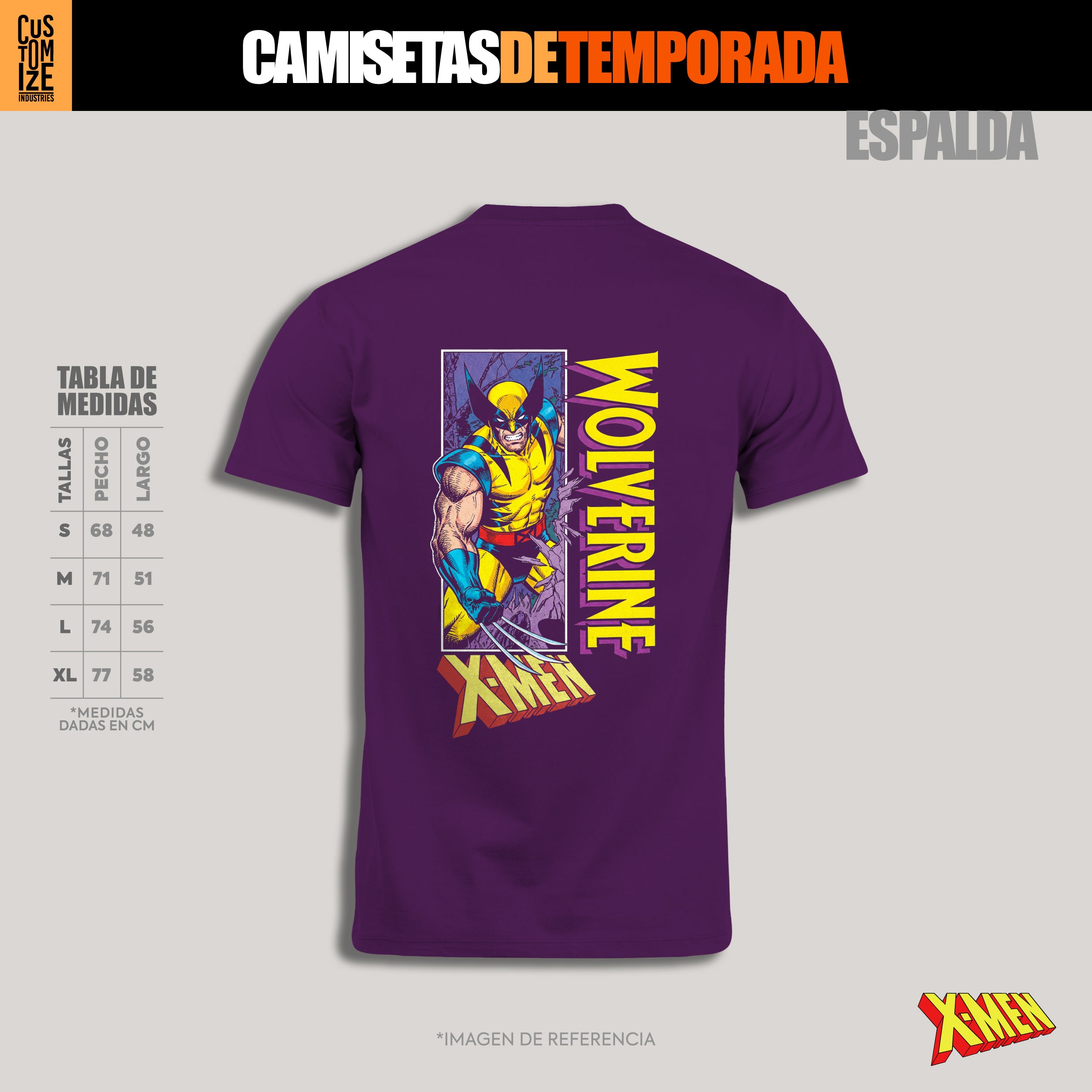 Wolverine X-Men – Camiseta de Temporada